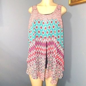 💣COCOMO WOMAN SLEEVELESS TOP SZ 1X